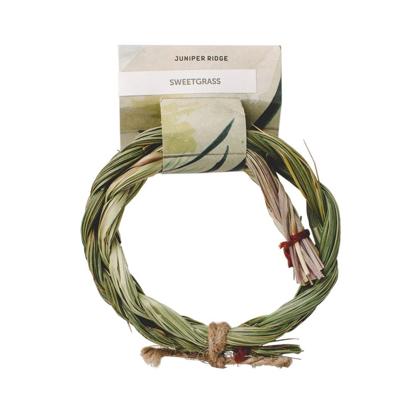 Juniper Ridge Sweetgrass Braid | Aromatherapy | Natural Incense | No Synthetic Fragrance | 6 Inch Braid | Single Count - Image 1